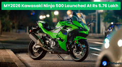 MY26 Kawasaki Ninja 500 Launched At Rs 5.76 Lakh! E20 Compliant 